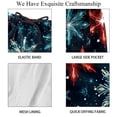 thumbnail image 4 of luoweisi Men's Beach Shorts Quick Dry Swim Trunks with Mesh Lining Christmas Snowflakes L, 4 of 5