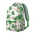 thumbnail image 3 of Cute Cartoon Frog and Mushroom Print Backpack for Student Durable Composite Oxford Cloth, Waterproof Scratch-Resistant, Comfortable Adjustable Straps, Multifunctional for School and Outdoors, 3 of 6