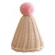 thumbnail image 1 of Children's Small Rattan Hat Cute Rabbit Straw Hat Hand-woven Hat -c, 1 of 4