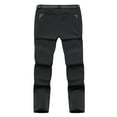thumbnail image 4 of TFixol Pantalones de senderismo para hombre, forro polar, extraíbles, impermeables, resistentes al viento, pantalones de montaña con, 4 of 8