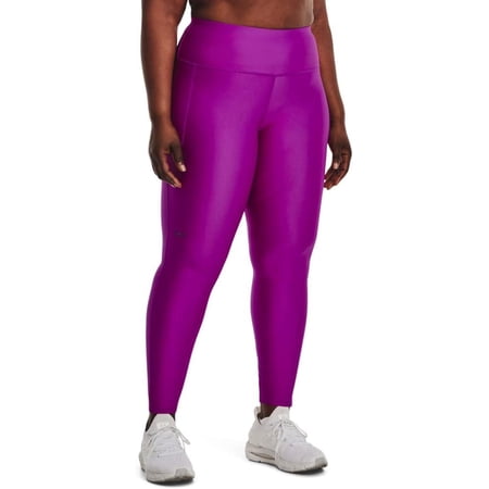 Under Armour Women's Plus Size HeatGear High Waisted Leggings, 577 Strobe / / Tempered Steel, 1X