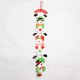 thumbnail image 2 of Gibobby Cuerda de muñeco de nieve de Navidad con campana Colgante de muñeco de nieve de Navidad Decoraciones de Navidad(colour), 2 of 4