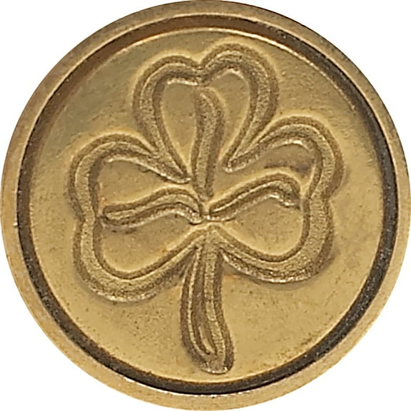 Manuscript Short Handle Classic Seal W/Wax Set-Shamrock