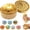 Gold, variant on Dumplings Squishy Stress Balls Fidget Sensory Toys Mystery Dumplings Squishy Soft Squeeze Decompression Dough for Adults