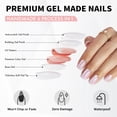 thumbnail image 4 of SHANGMENG Soft Gel Press on Nails Square Cat Eye, Naturally Stick on Nails in 32PCS Reusable Fake Nails Kit with Glue, Light Pink, 4 of 9