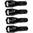 thumbnail image 1 of TC1200 PRO Tactical Flashlight Military Grade 5 Mode XML T6 3000Lumens Tactical Led Waterproof Flashlights, 4-Pack 4 pack, 1 of 5