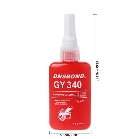 

OOKWE Screw Glue GY340 High Strength Thread Sealant Quick Drying Solid Seal Lock