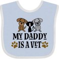 thumbnail image 3 of Inktastic Veterinarian Daddy is a Vet Boys or Girls Baby Bib, 3 of 4