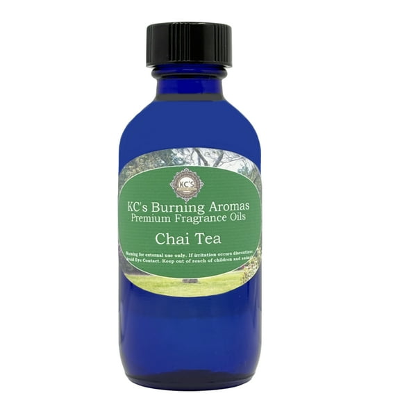 KC's Home Fragrances & Crystals Premium Fragrance Oil, Chai Tea, 2 fl oz