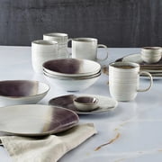 Gibson Laurie Gates Cravings by Chrissy Teigen Aubergine Blush 20-piece Dinnerware Set