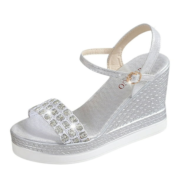 nsendm Women Sandal Adult Female High Arch Sandals Women Poe Heel Sandals Women Version Buckle Sandals Women High Heel Open 206 Collective Womens