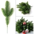 thumbnail image 2 of Árbol de pino artificial, ramas de hojas de pino de plástico para decoración de fiesta de Navidad, 2 of 5