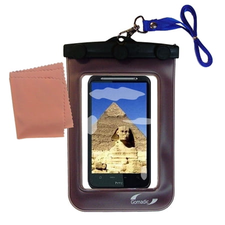 Gomadic Clean and Dry Waterproof Protective Case Suitablefor the HTC Pyramid to use Underwater
