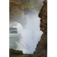 thumbnail image 2 of Grall, Don 23x32 Gold Ornate Wood Framed with Double Matting Museum Art Print Titled - Iceland The Hvita River and Gullfoss waterfall, 2 of 4