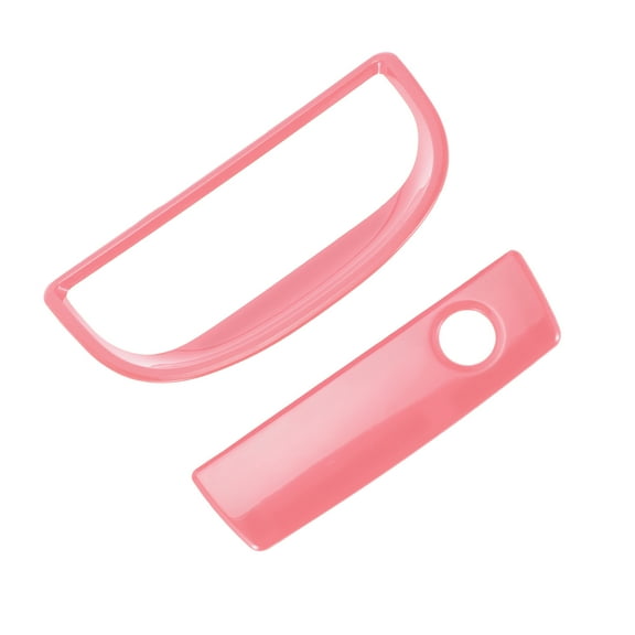 Unique Bargains 1 Set Glove Box Handle Switch Cover Trim for Jeep Wrangler JK 2007-2017 Passenger Storage Grab Handle Button Trim ABS Pink
