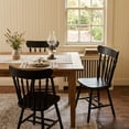 thumbnail image 3 of Dayalane Farmhouse Windsor Dining Chairs Set of 4, Antique-style Wooden Kitchen Chairs with Spindle Back & Turned Legs, Vintage Colonial Armless Side Chairs for Dining Kitchen Living Bedroom, Black, 3 of 9