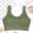 Green, variant on Women Bras Plus Size,Ladies New Yoga Sports Vest Wrapped Chest Without Steel Ring Underwear