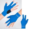 thumbnail image 5 of Gloves Billiard 3 Left Three Finger Hand Open Pool Black Glove Cue, 5 of 10