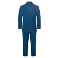 thumbnail image 4 of Men’s Premium Modern Fit Indigo Blue With Black Peak Lapel One Button Tuxedos, 4 of 7