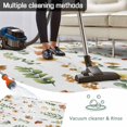 thumbnail image 5 of Yellow Spring Floral Outdoor Rug for Patio/Deck/Porch, Non-Slip Large Area Rug 4 x 6 Ft, Flowers Leaves Elegant Pastoral Indoor Outdoor Rugs Washable Area Rugs, Reversible Camping Rug Carpet Runner, 5 of 8