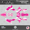 Pink, variant on Kalair GFX Graphics Kit for Kawasaki KX250F (2021-2023) Evader Series