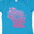thumbnail image 4 of Inktastic Wisconsin Silhouette Mandala Boys or Girls Baby Bodysuit, 4 of 5