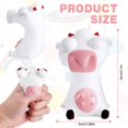 thumbnail image 3 of Juguete para apretar, divertido juguete para apretar de vaca, ojos emergentes que alivian la ansiedad y el estrés, juguetes innovadores y blandos de Mochi para regalos de fiesta de Navidad para niños y niñas JM, 3 of 5