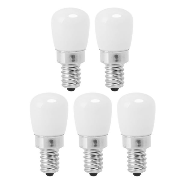 5 bombillas LED para refrigerador, lámpara E12 para congelador, iluminación del hogar, ahorro de energía.