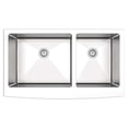 thumbnail image 3 of Undermount 35-7/8 in. 60/40 Bowl Apron Front 16 Ga. Stainless Steel Kitchen Sink, 3 of 3