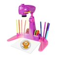 thumbnail image 4 of Yimiti Children'S Drawing Projector: 32 Cartoon Slides & 12 Color Brushes For Creative,Purple, 4 of 8