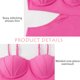 thumbnail image 3 of Nuevo traje de baño de una pieza de color sólido para mujer, sexy, con patrón de plástico, empalme adelgazante, 3 of 5