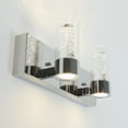 thumbnail image 4 of Artika Ratio Modern LED 2-Light Wall Sconce Light Fixture Chrome, 4 of 5