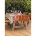 thumbnail image 3 of Outdoor Table Cloth with Umbrella Hole and Zipper,Burnt Orange Ombre Coastal Waterproof Rectangle Tablecloth 60"x102",Summer Nautical Beach Ocean Seaside Washable Table Cover for Outside Party Picnic, 3 of 8