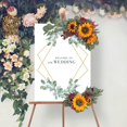 thumbnail image 2 of Baohd Artificial Flower Swag Green Leaves Hanging for Backdrop Party Wedding Car Yellow Red, 2 of 9
