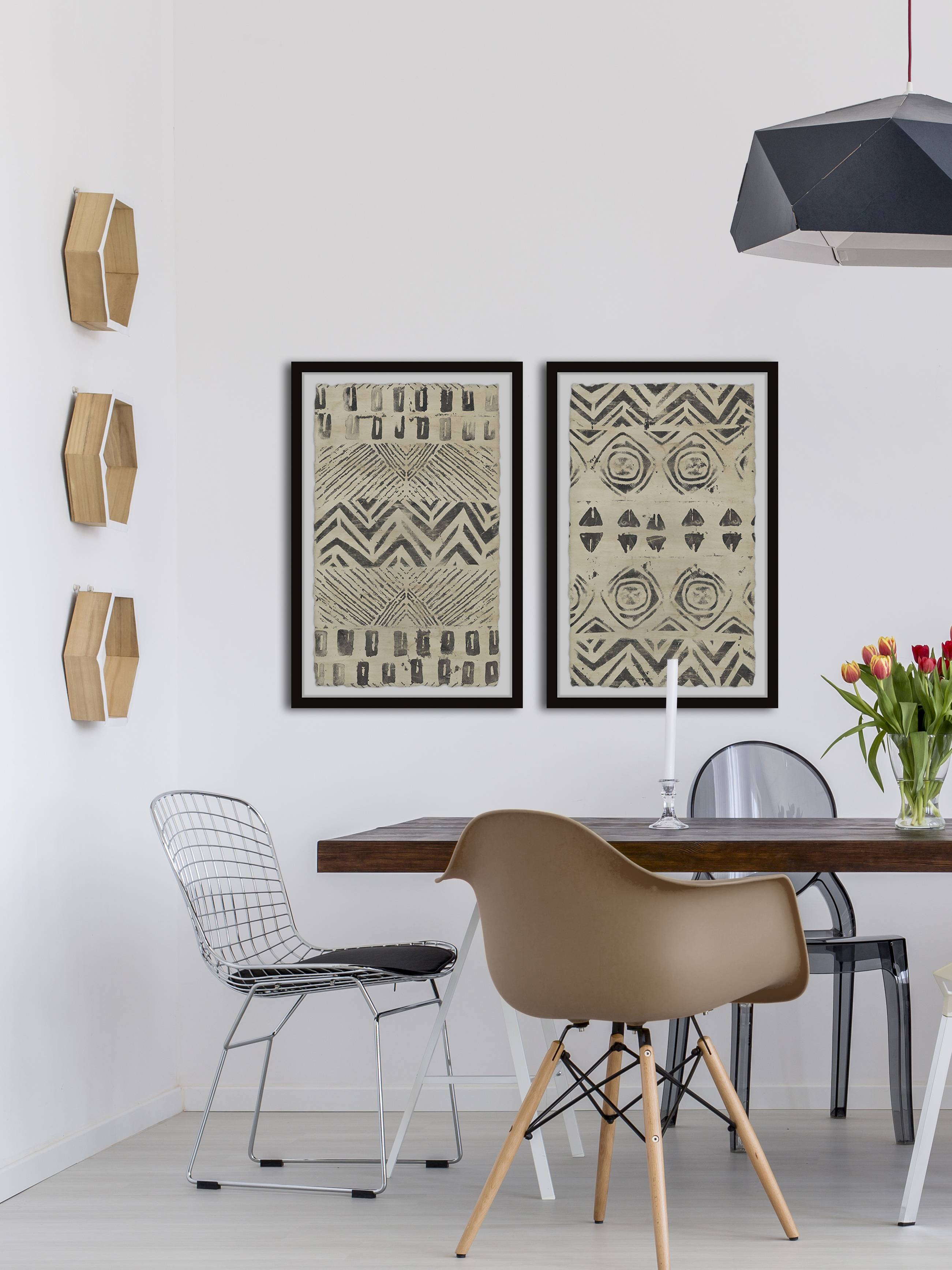 Marmont Hill Golden Patterns Diptych, Art Prints 40.00" x 1.50"