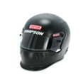 thumbnail image 5 of Simpson Racing 7950028 SD1 Dirt Track Helmet - Snell SA2020 - Matte Black - Adult MED, 5 of 5