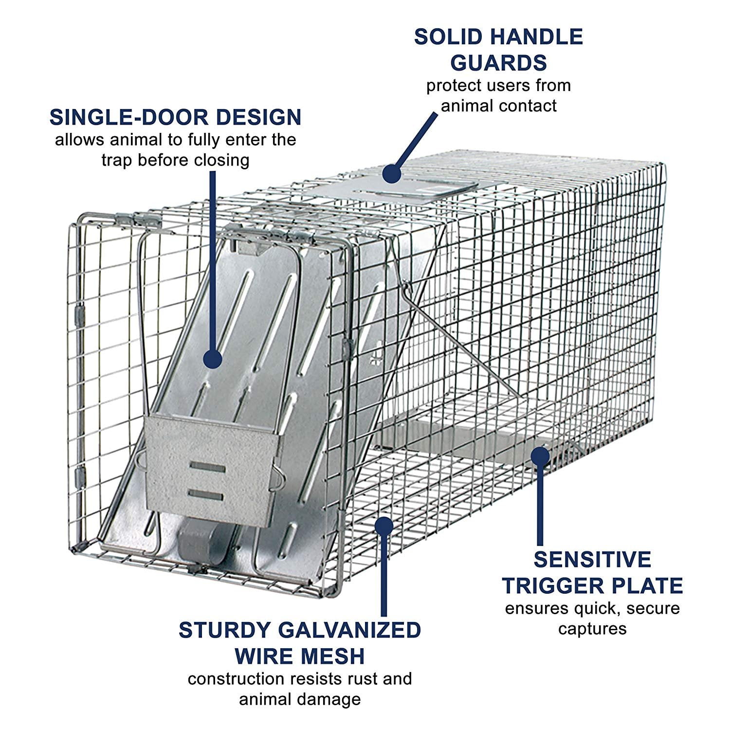Havahart Professional Galvanized Steel 32 In. Large Live Animal Trap -  Power Townsend Company