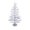 B, variant on Dalang 19.7in Black Halloween Tabletop Decor Tree Soft Rubber Pine Needle Mini Artificial Pine for Halloween Christmas Indoor Spooky Display