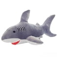 thumbnail image 4 of Cojín relleno de los animales de peluche del juguete del tiburón del algodón de los PP suaves del juguete de la felpa del tiburón, 4 of 7