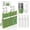 Green, variant on 4 in 1 Travel Dispenser Bottle, Travel Bottles for Toiletries, Refillable Travel Size Toiletry Containers with Suction Cup for Smooth Walls, Gray