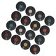 thumbnail image 5 of NUOLUX 32Ud Decoraciones De Pared Con Vinilos Musicales Multicolor Para Cafeterías Y Salas De, 5 of 7