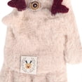 thumbnail image 5 of Girls Fingerless Gloves Keep Warm Cartoon Pattern Thickened Flip Top Gloves for Winter Beige, 5 of 5
