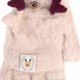 thumbnail image 5 of Girls Fingerless Gloves Keep Warm Cartoon Pattern Thickened Flip Top Gloves for Winter Beige, 5 of 5