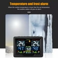 thumbnail image 2 of JIAHAOO Weather Clock Radio Frequency Wireless Indoor Outdoor Thermometer Hygrometer Forecast Dual Alarm 6 inch, 2 of 7