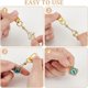 thumbnail image 3 of 8 soportes ajustables para collares de piedras vacías de acero inoxidable y joyas de oro., 3 of 7