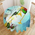 thumbnail image 2 of Duck Dodgers-Theme Round tablecloth has an iconic print, fits most tables, and is easy to care for perfect gifts for fans friends and family.diameter60''(152cm), 2 of 5