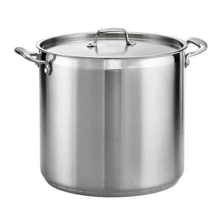 

Gourmet 24 qt. Stainless Steel Stock Pot with Lid