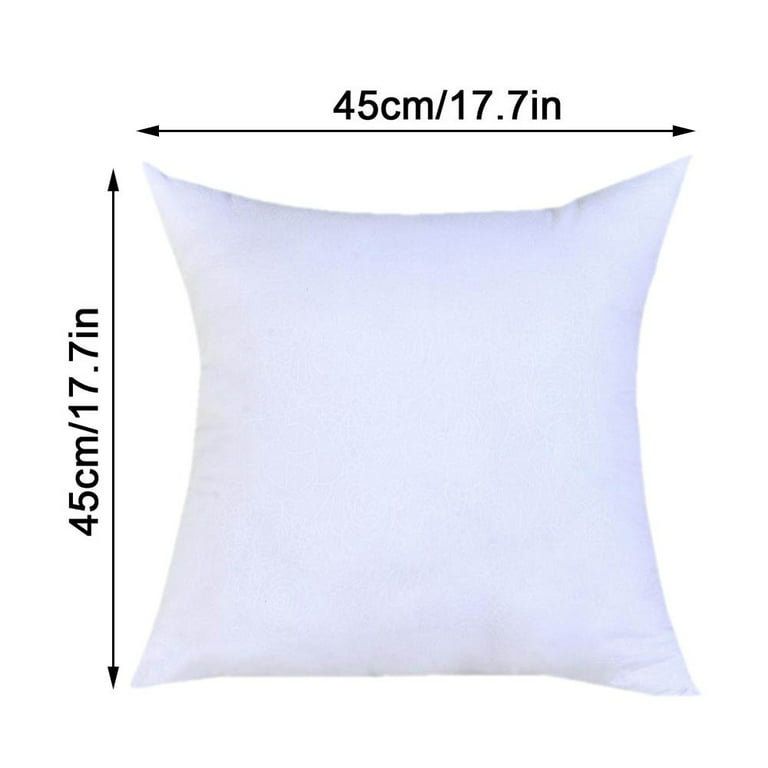Modern Solid Cotton Linen Sofa Cushion Embrace Pillow 45x45cm/17.7