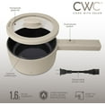 thumbnail image 3 of COOK WITH COLOR 1.6L Electric Hot Pot 700-Watt Non Stick Pot Mini Cooker, 1.6L Capacity, Sand, 3 of 6