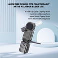thumbnail image 5 of Vidonio Portable Cup Lid Cleaner with Brushes 4 in 1 Gray Silicone Lids Crevice Cleaning Brush/Cup Lids Cleaning Brush for Bottles/Lids/Gaps, 5 of 6